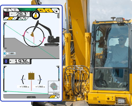 Smart Construction Retrofit a machine guidance kit developed by Komatsu